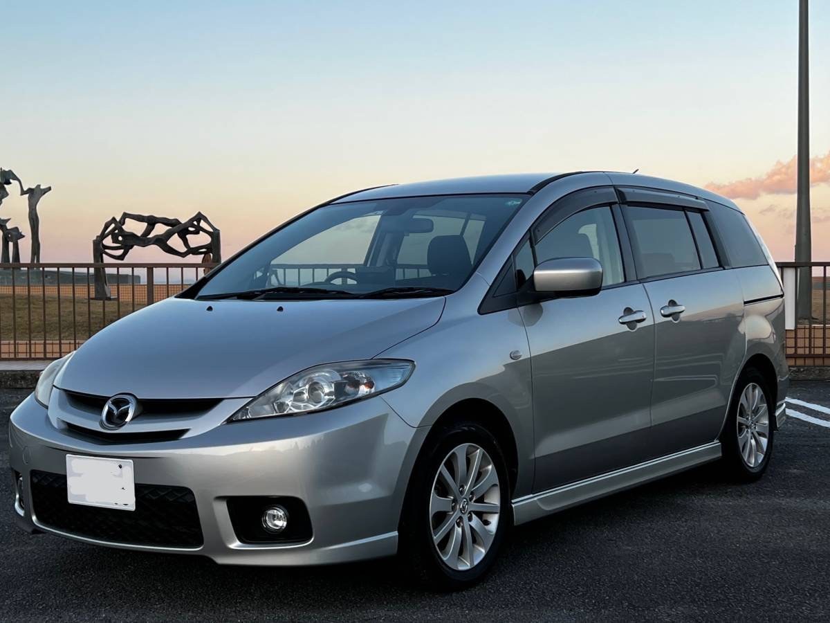 車検付き乗って帰れます マツダ プレマシー 実走行84100㌔ 外内装美観 
