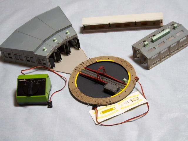 TOMIX トミックス 旧製品 電動ターンテーブル 扇形機関庫 複線機関庫