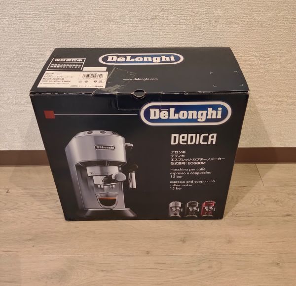 人気SALE，定番 デロンギ デディカ EC680M エスプレッソ カプチーノメーカー(エスプレッソマシン)｜売買されたオークション情報、yahooの商品情報をアーカイブ公開 - オークファン エスプレッソマシン