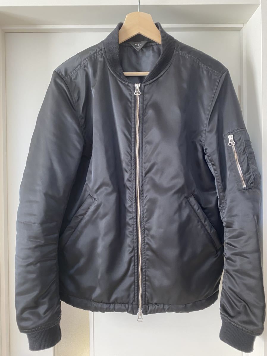 wjk black ナイロン MA-1 AKM