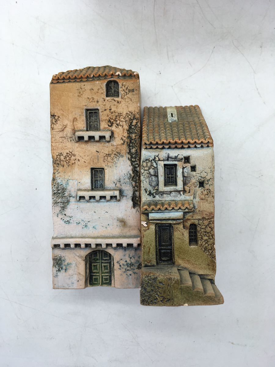 1円スタート】GAULT ゴーハウス フランス製 陶器 ミニチュアハウス 計