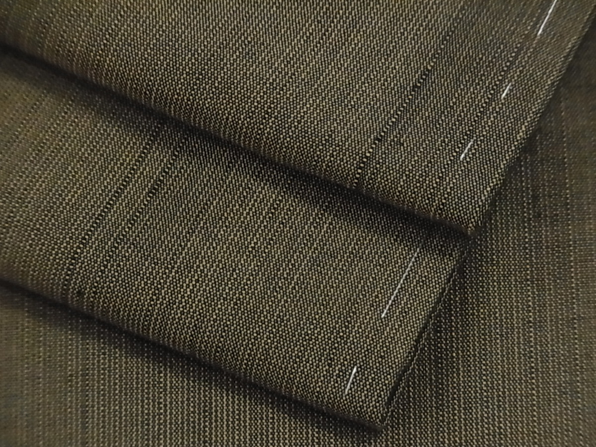 【驚きの破格値，限定SALE】 平和屋着物■男性　紬　アンサンブル　霞文　逸品　未使用　xe482