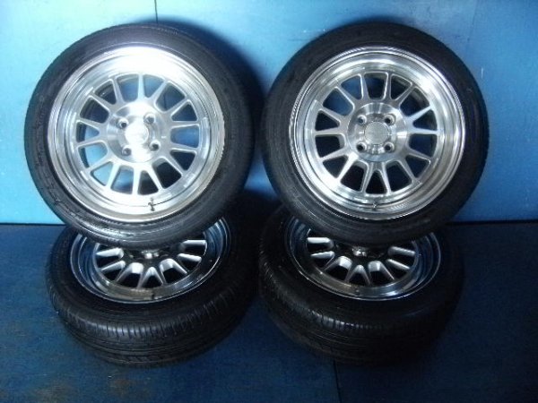 WORK 「Seeker FX」 ホイール 美品 16×7J+44 4H PCD 100 ZEETEX 195 