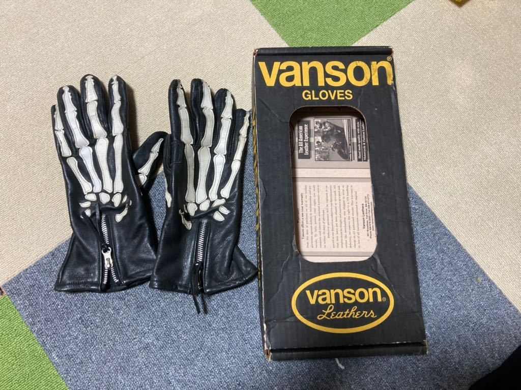 バンソン グローブ ボーン ガントレット 手袋 vanson(バンソン)｜売買 