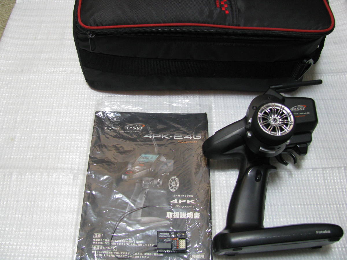 フタバ（Futaba）の送信機 4PK 2.4G Super FASST ＆ R604FS (送信機