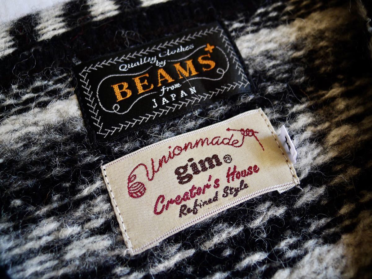 GIM BEAMS PLUS別注フェアアイルニットベスト jamieson's inverallan