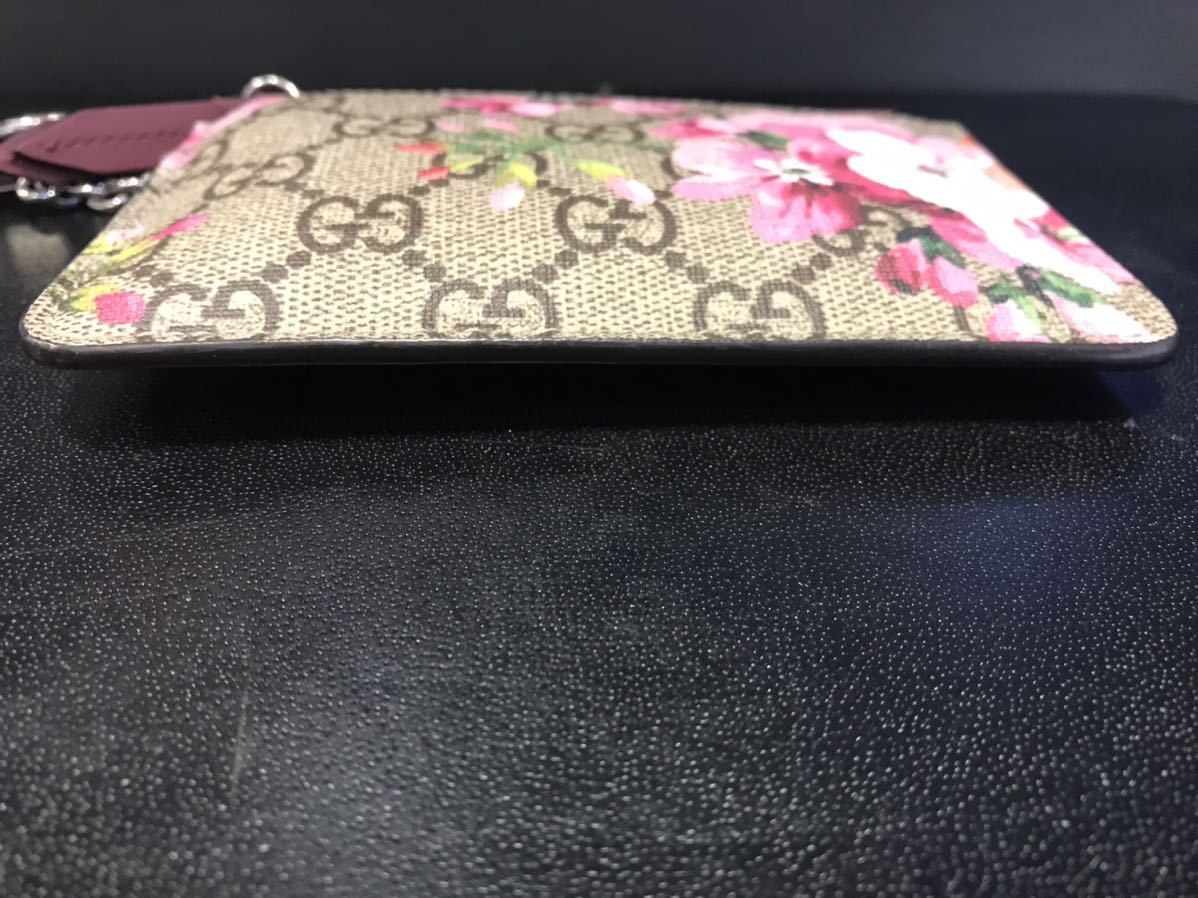 KK5 GUCCI ブルームス キーケース 小物 花柄 箱付き 小物 002588 431311109 
