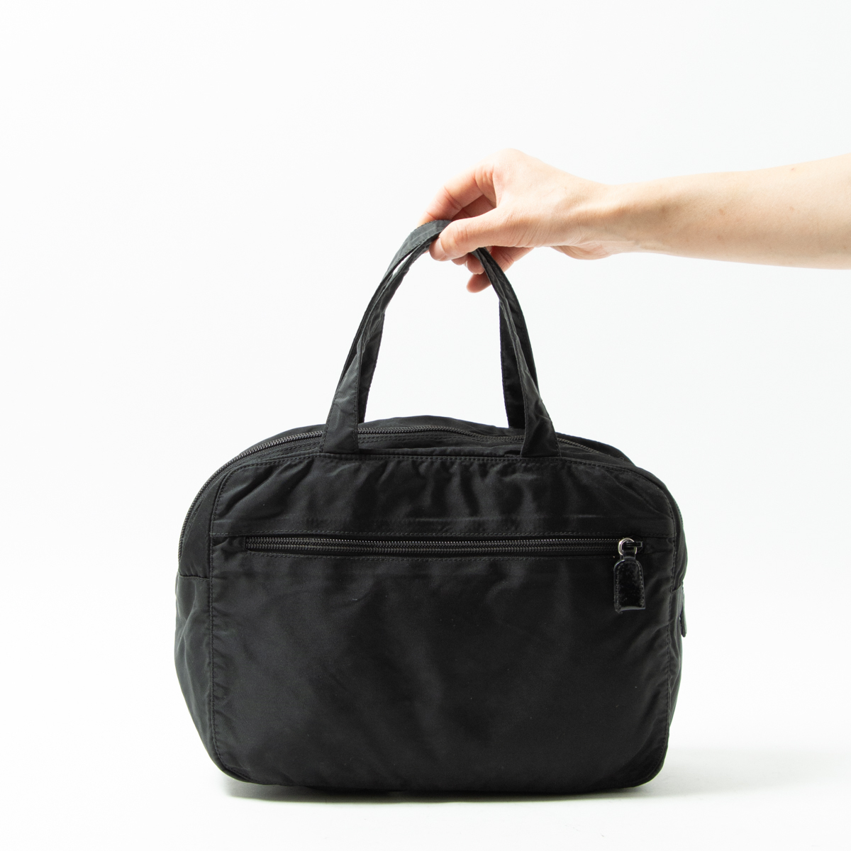 ★プラダ スポーツ■PRADA★】美品■ナイロン■トートバッグ■黒 ナイロン プラダ PRADA ハンドバッグ ウィメンズ ハンドトートバッグ