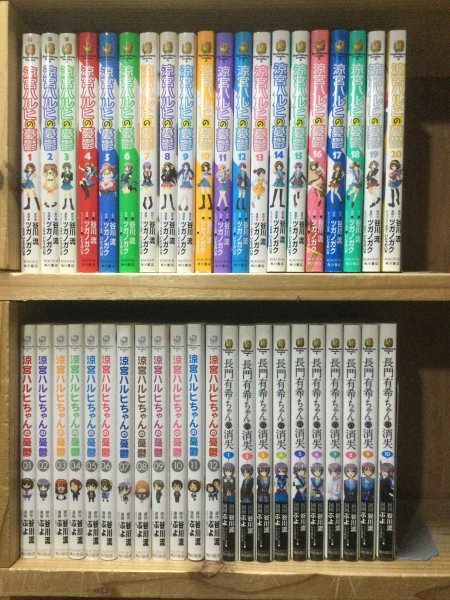 人気，限定セール 涼宮ハルヒの憂鬱 全20巻+涼宮ハルヒちゃんの憂鬱 全12巻+長門有希ちゃんの消失 全10巻+3冊付き 谷川流 MC7A(全巻セット)｜売買されたオークション情報、yahooの商品情報をアーカイブ公開 - オ 全巻セット