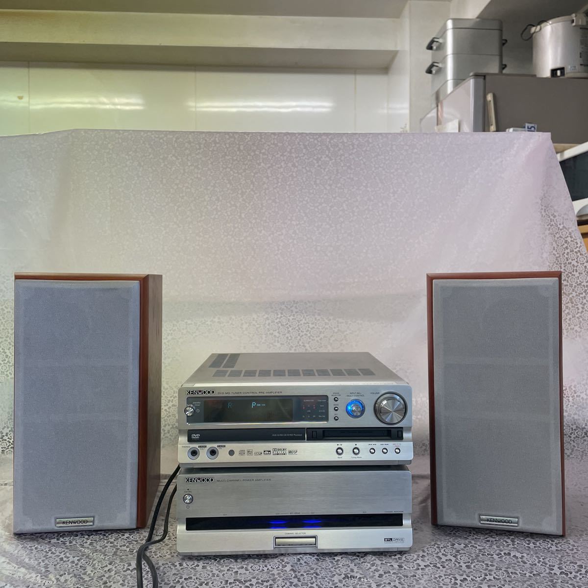 KENWOOD C-AXD7 M-AXD7 LS-AXD7 CD/DVD/MD システムコンポ ケンウッド