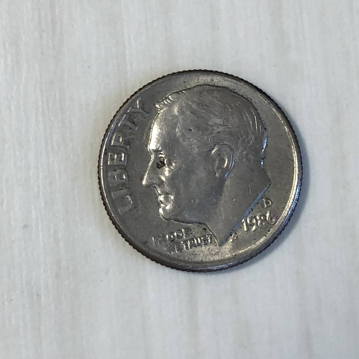 □匿名送料込み☆1986年☆1ダイム☆US☆one dime☆アメリカ合衆国10 