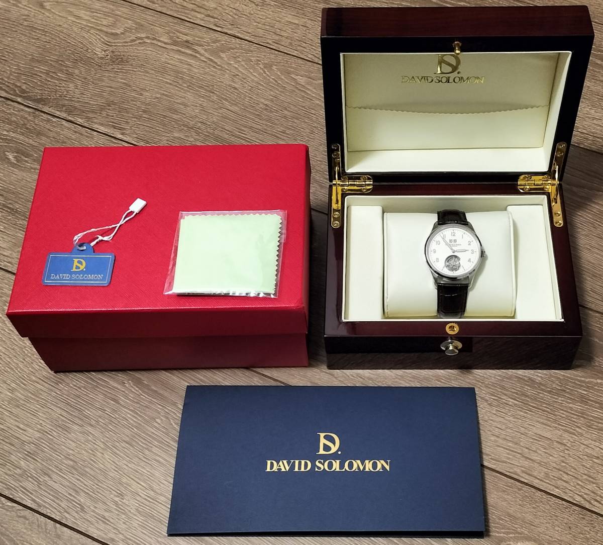 David solomon トゥールビヨン tourbillon デイト 自動巻き シースルー