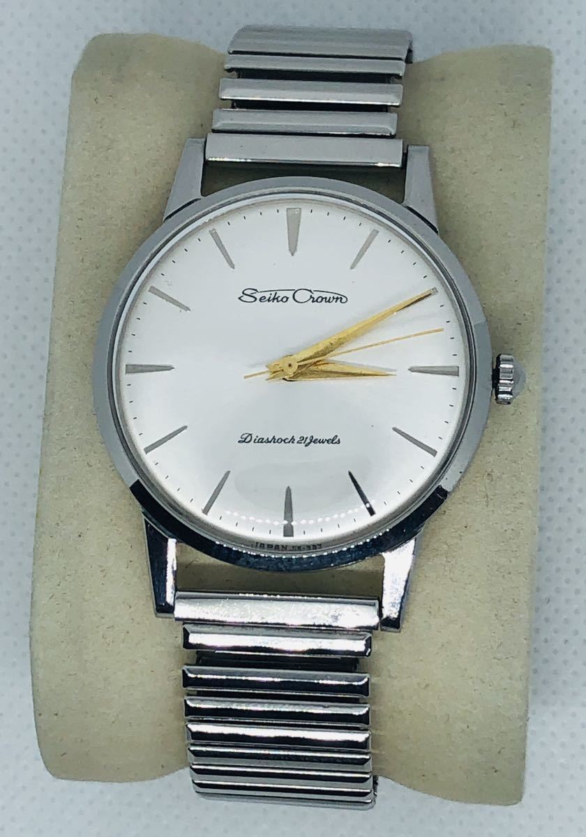 Seiko Crown セイコー クラウン Diashock 21石 手巻き腕時計｜Yahoo