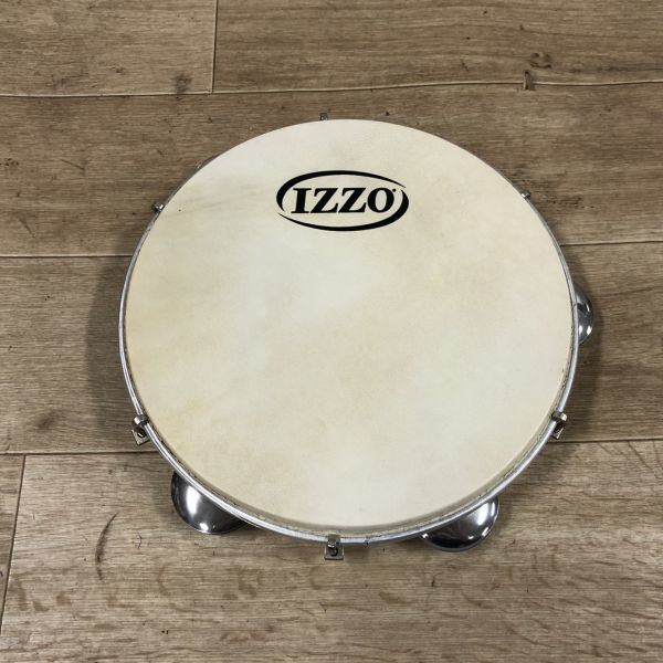 パ*オ様 IZZO pandeiro パンデイロ タンバリン 打楽器 径26cm C615-M5-1880 IZZO pandeiro パンデイロ タンバリン 打楽器 径26cm ⑦
