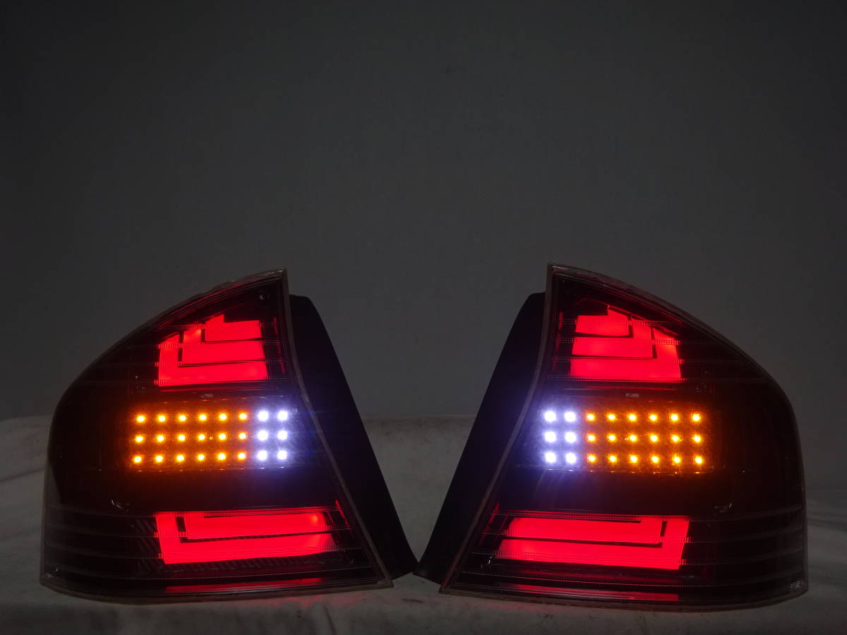 カプラーON レガシィ BL5 B4 前期 アクリル加工 4灯化 フルLEDテール 