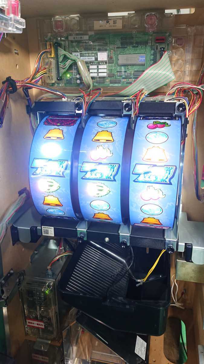 パチスロ実機 初代 蒼天の拳 レアパネル 家庭用電源