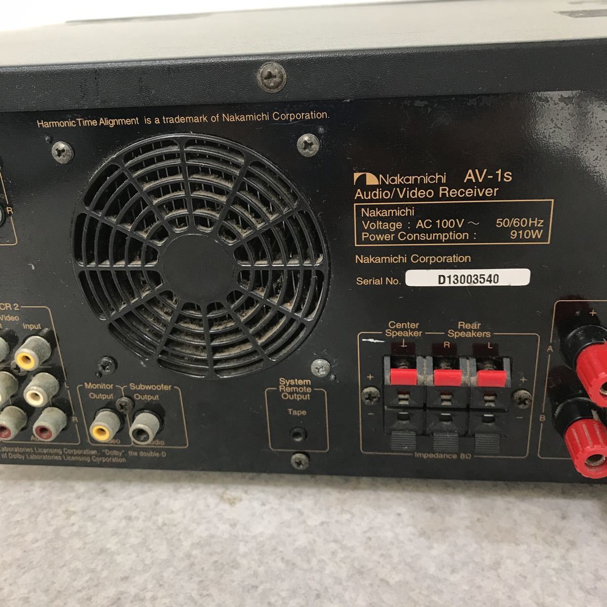 Nakamichi ナカミチ AV-1s AVアンプ レア