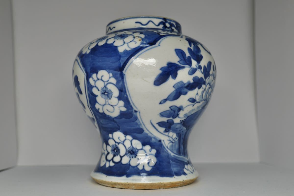中国美術 時代物 古玩 青花 中国古玩 唐物 - 明 骨董品 古物保証 染付