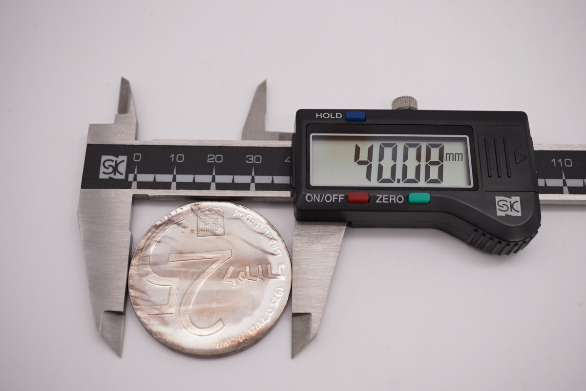 ☆古銭☆ イスラエル 銀貨 25リロット 1975年 ダビデの星 約29.82g / 直径