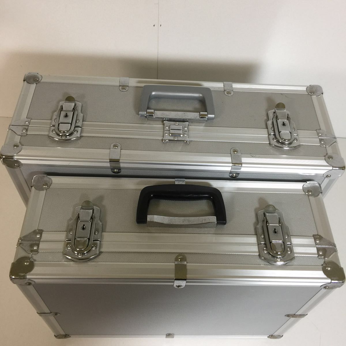 G100 アタッシュケース アルミケース 2個セット シルバー 工具箱 収納 