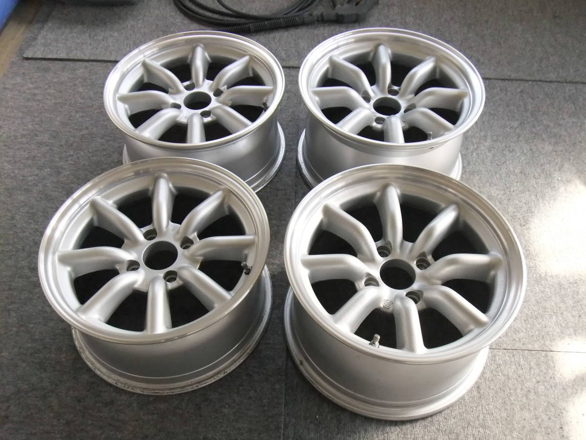 【限定SALE，豊富な】 RSワタナベ エイトスポーク 7.5j&times;16 2本 8.5j&times;16 2本 4本セット ピッチ114.3 4穴 R31スカイラインに使用(社外品)｜売買されたオークション情報、yahooの商品情報をアーカイブ公開 - オークフ 4穴