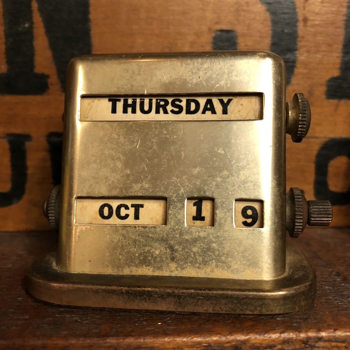 全国無料，豊富な】 【vintage】デスクカレンダー 70s us 古着 