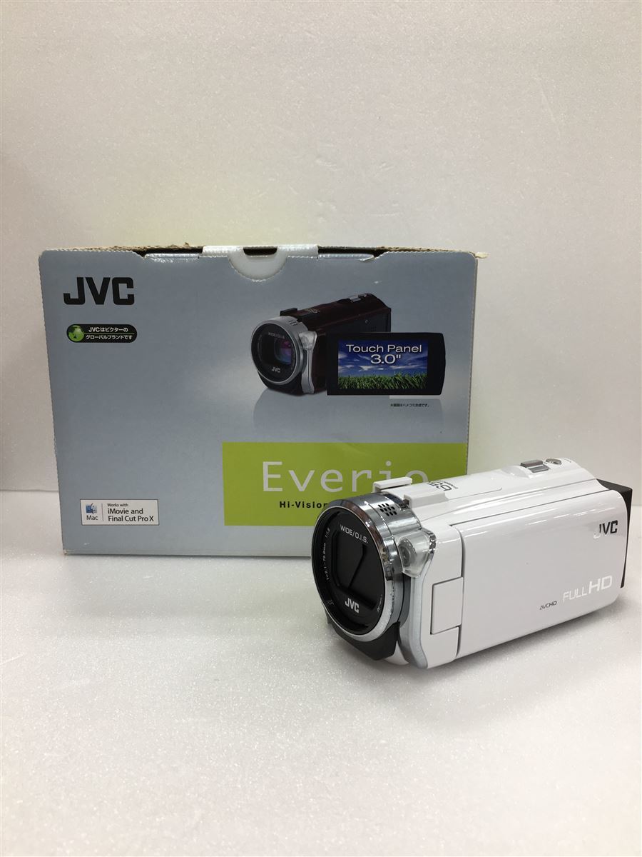 JVC・Victor◇ビデオカメラ Everio GZ-E765-W [シルキーホワイト] JVC