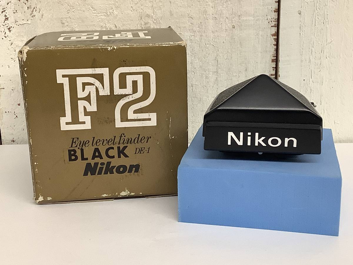 昭和レトロ 当時物「ニコン NIKON F2 FINDER DE-1 ブラック F2用アイ