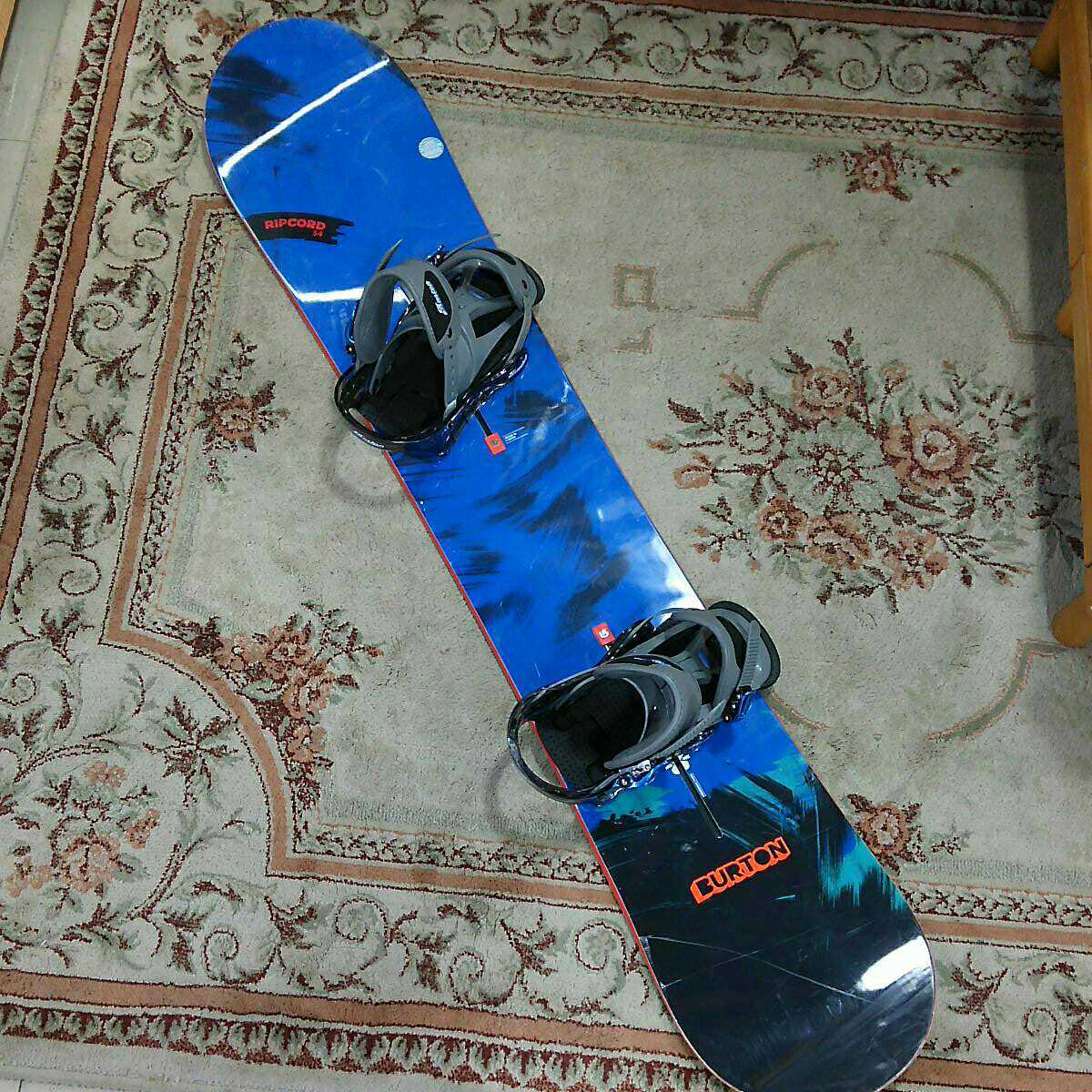 BURTON RIPCORD 154cm 2015 スノーボード スノボー ビンディング付き バートン リップコード スポーツ 中古 長期保管