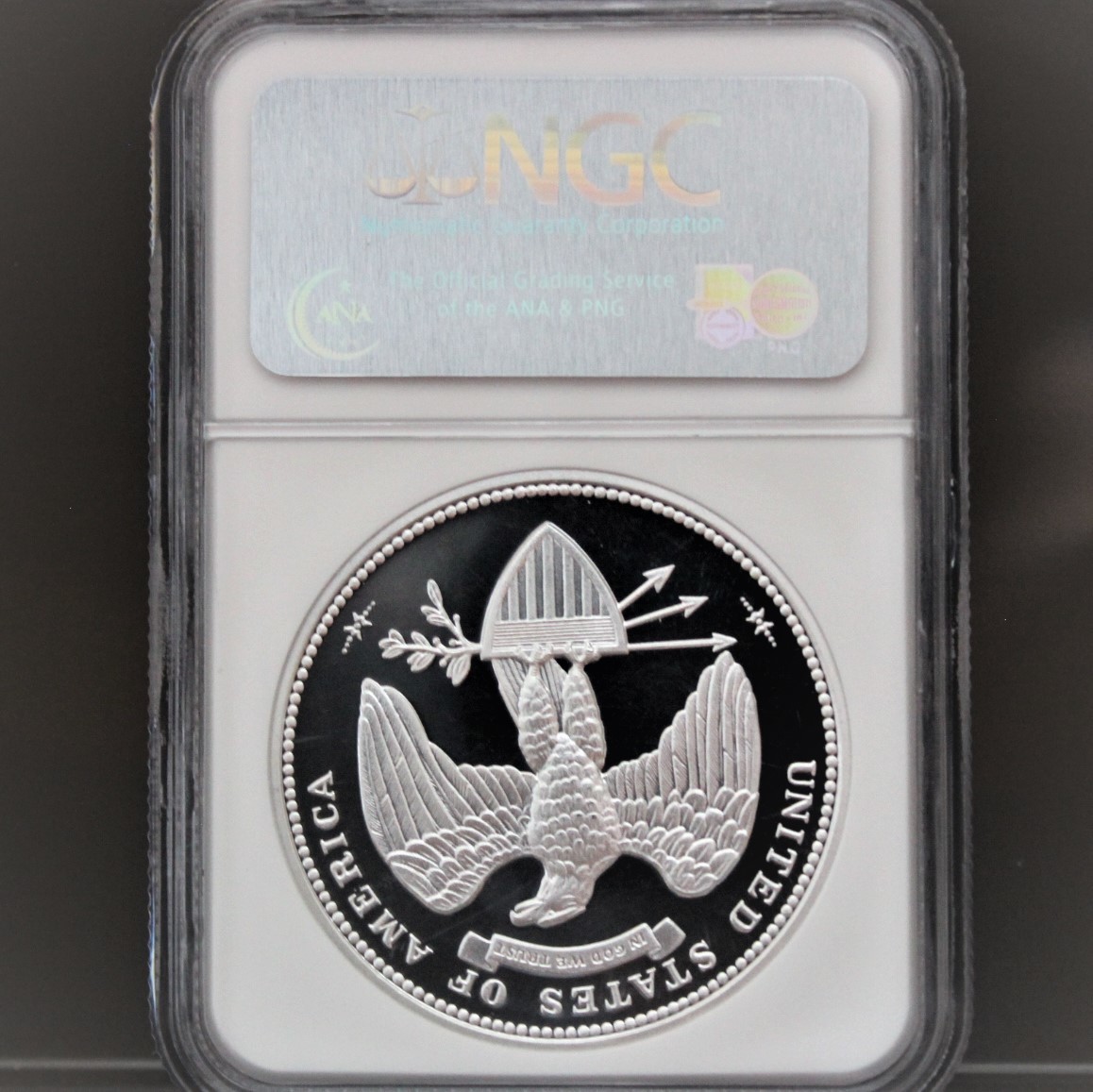 2008年 アメリカ ジョージ・T・モルガン 100ドル銀貨 NGC GEM PROOF