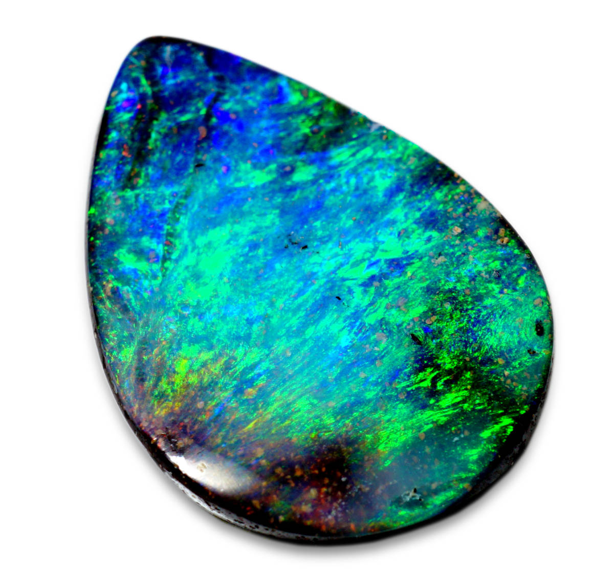 最高級 天然ボルダーオパール ビッグサイズ 24.92ct 個性的 ピン 4.95 