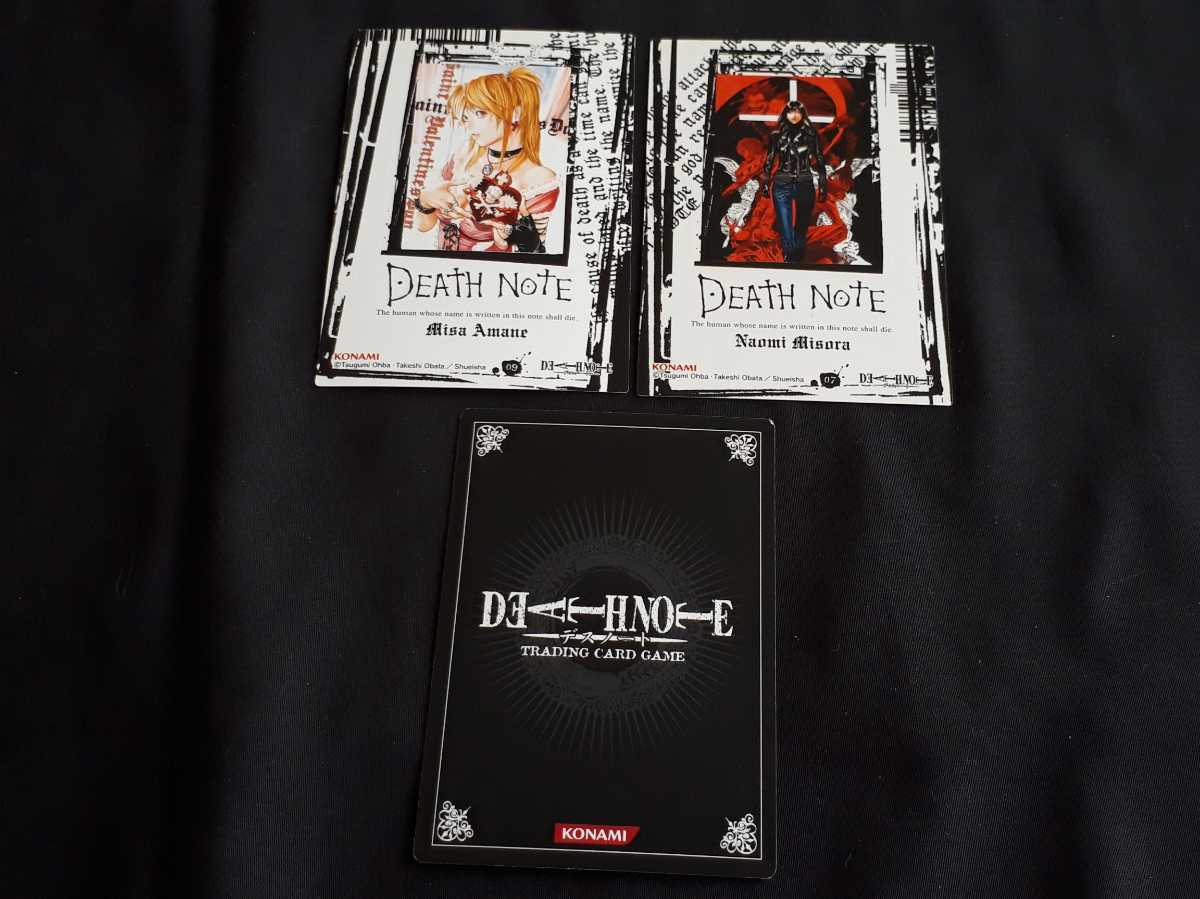 希少 DEATH NOTE デスノート カード 09 07 DN3-18SR 南空ナオミ 弥海砂