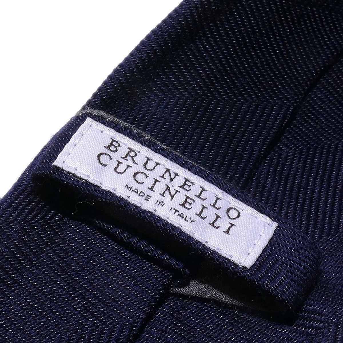 新品【送料無料】BRUNELLO CUCINELLI ウールシルク ネクタイ ブルネロ