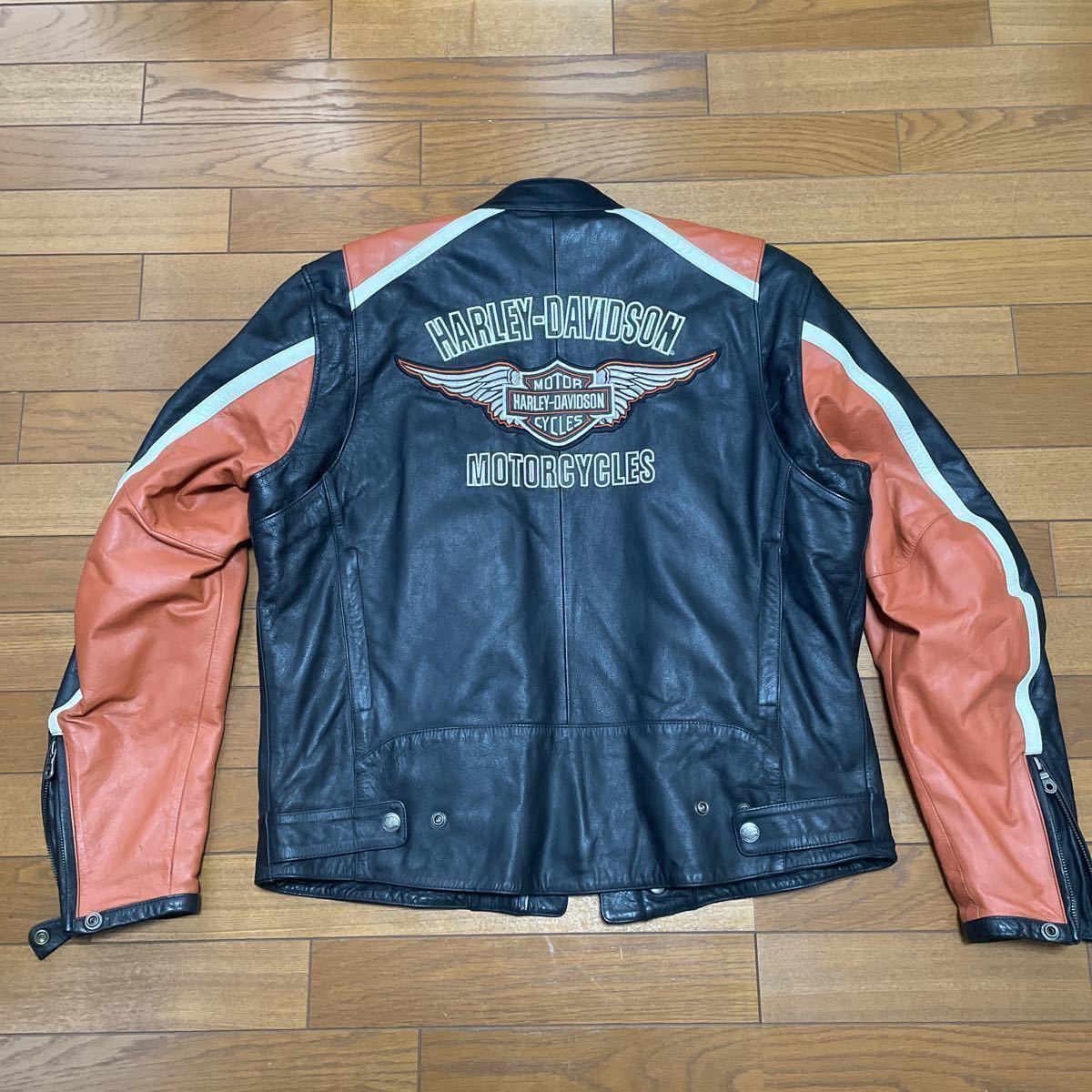HARLEY-DAVIDSON メンズL レザーライダースジャケット ハーレー 