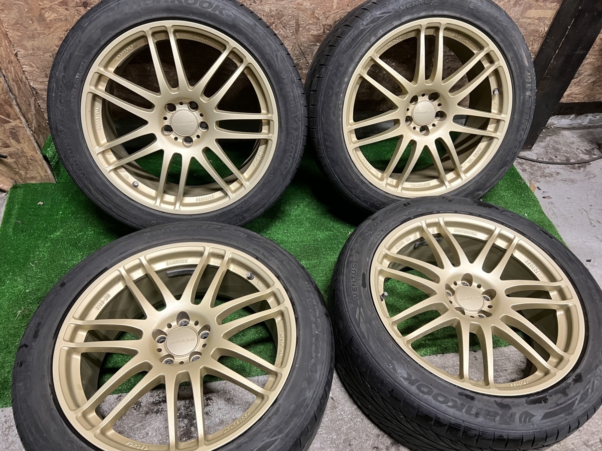 良品 BS RAYS PRODRIVE MONOBLOCK GC-014I レイズ 18インチ 8J + 良品 BS RAYS PRODRIVE MONOBLOCK GC-014I レイズ 18インチ 8J +