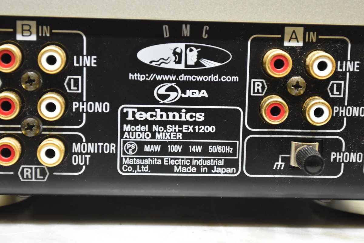 人気 J 1732 Technics SH-EX1200 DJミキサー テクニクス 3096212