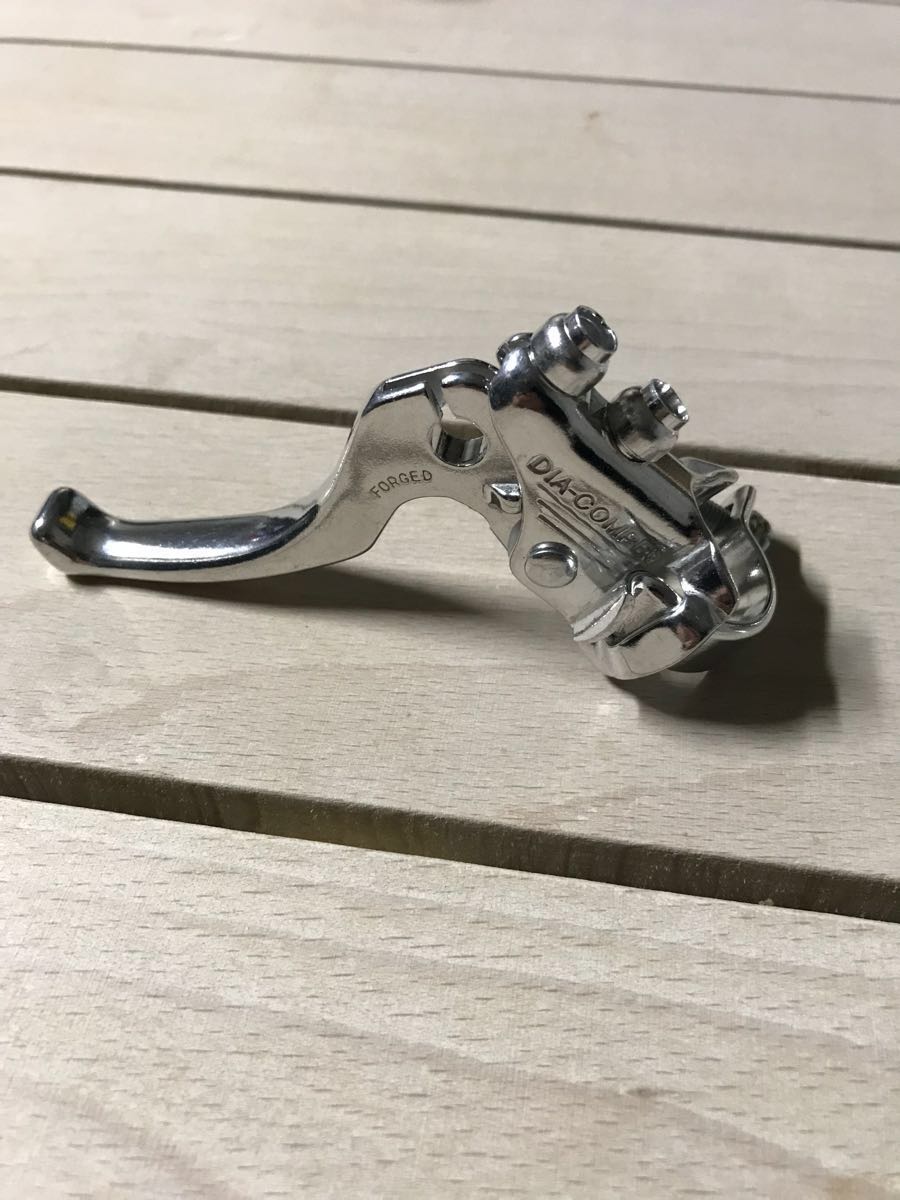 二本引きブレーキレバー左用 DIA-COMPE 加工品 ピストバイクNJS fixed