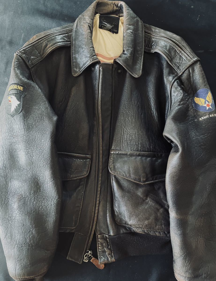 AVIREX フライトジャケット A2 xs 日本サイズM 革ジャン スティーブ