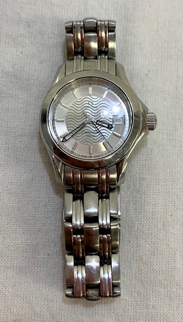 オメガ OMEGA シーマスター seamaster 時計 レディース シルバー OMEGA