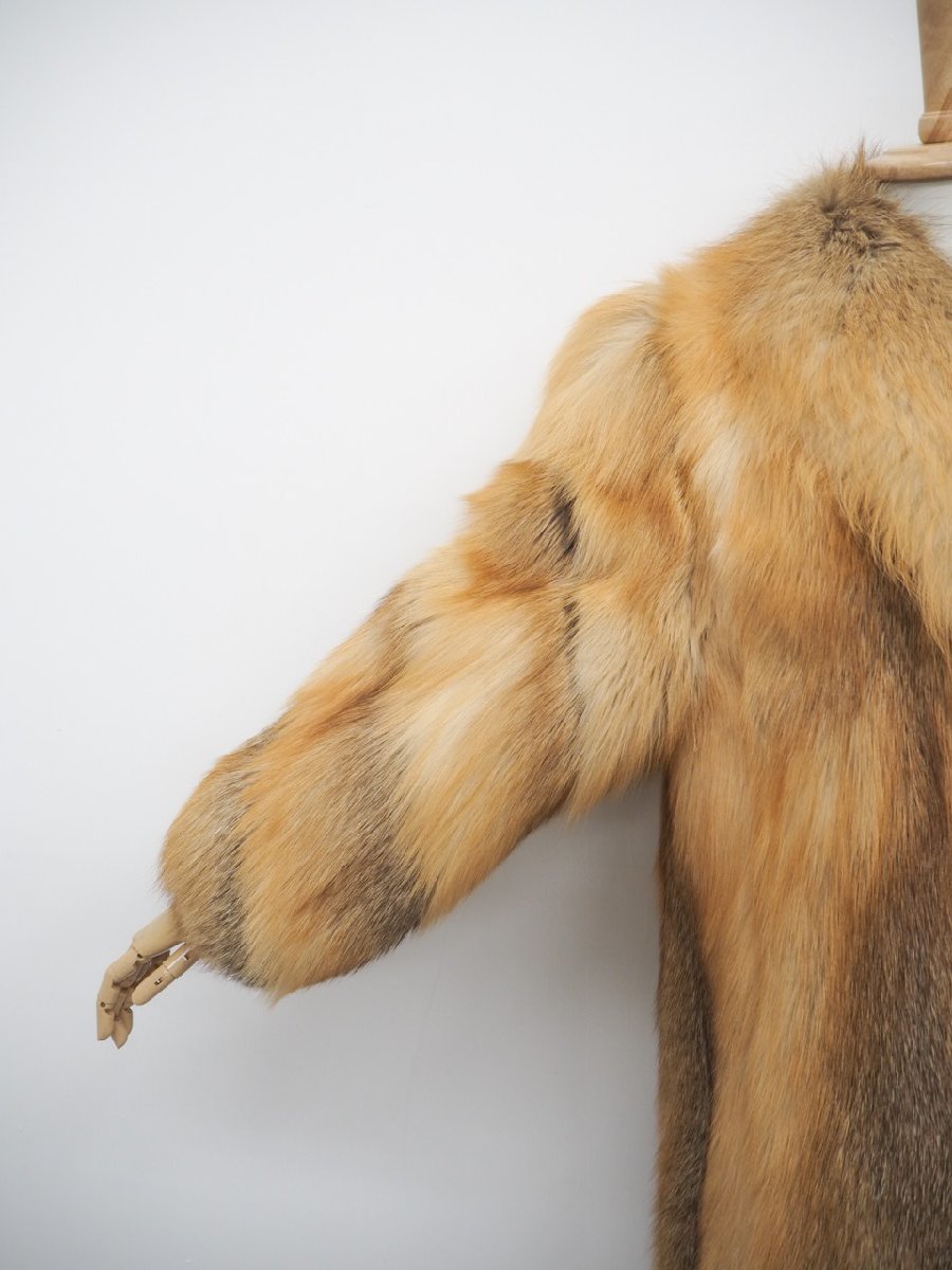 SAGA FOX ROYAL GOLD フォックスファーセミロングコート