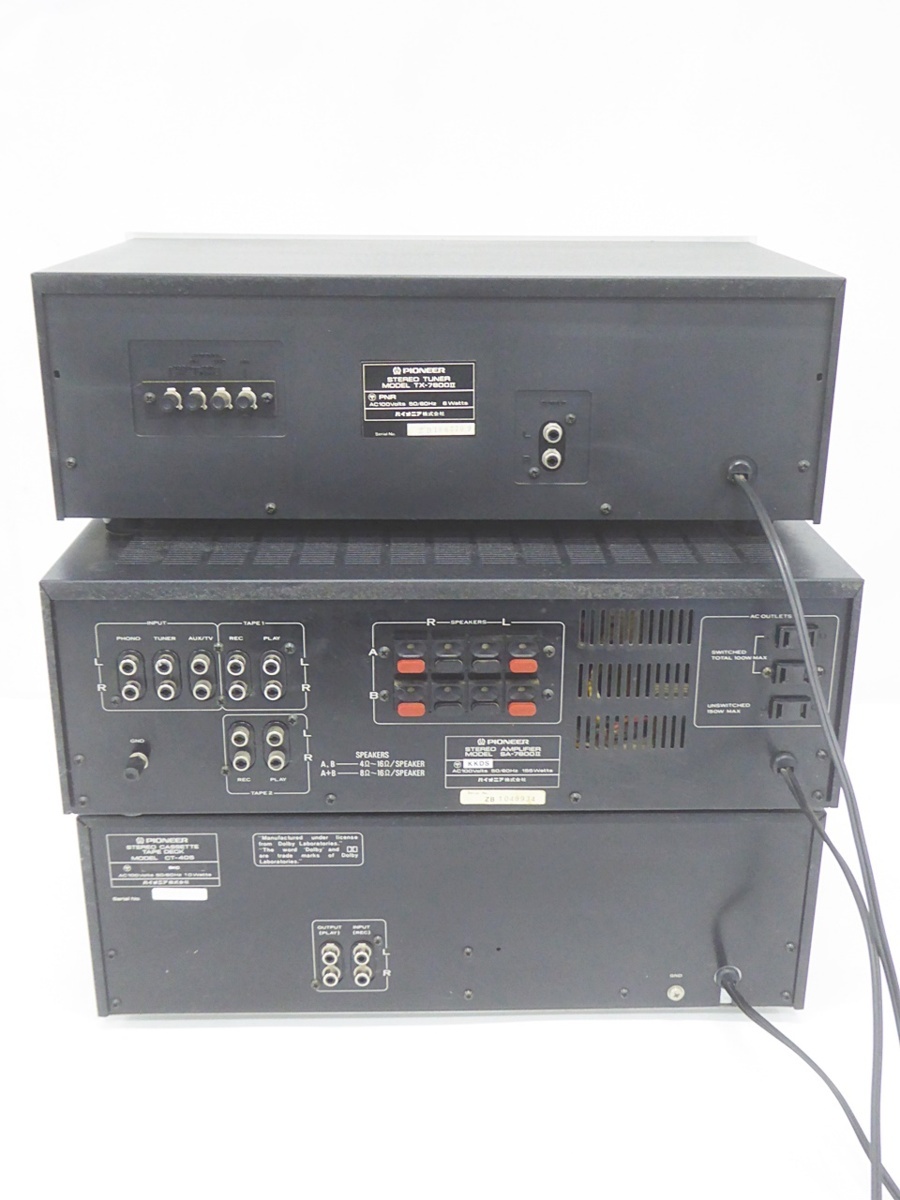 Pioneer CT-405 パイオニア PIONEER SA-7600Ⅱ TX-7800Ⅱ SA システム
