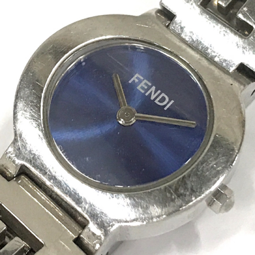 フェンディ 3050L FENDI 腕時計 ブルー文字盤 ステンレススチール 