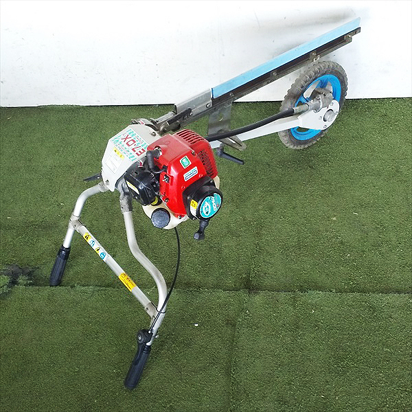 Bg22099 落合 E7-DX1 自走式片面裾落とし機 2サイクルエンジン 
