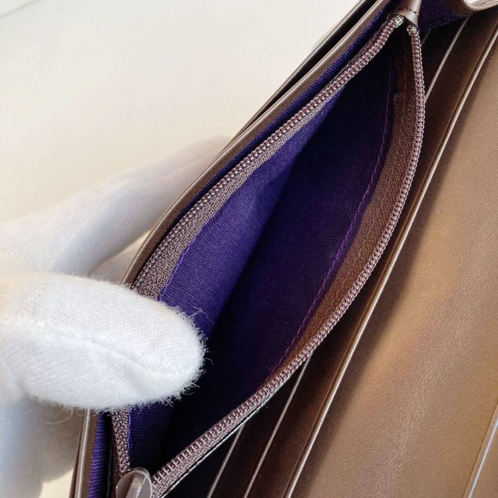 未使用 Paul smith ヴィンテージマルチストライプ かぶせ式 長財布