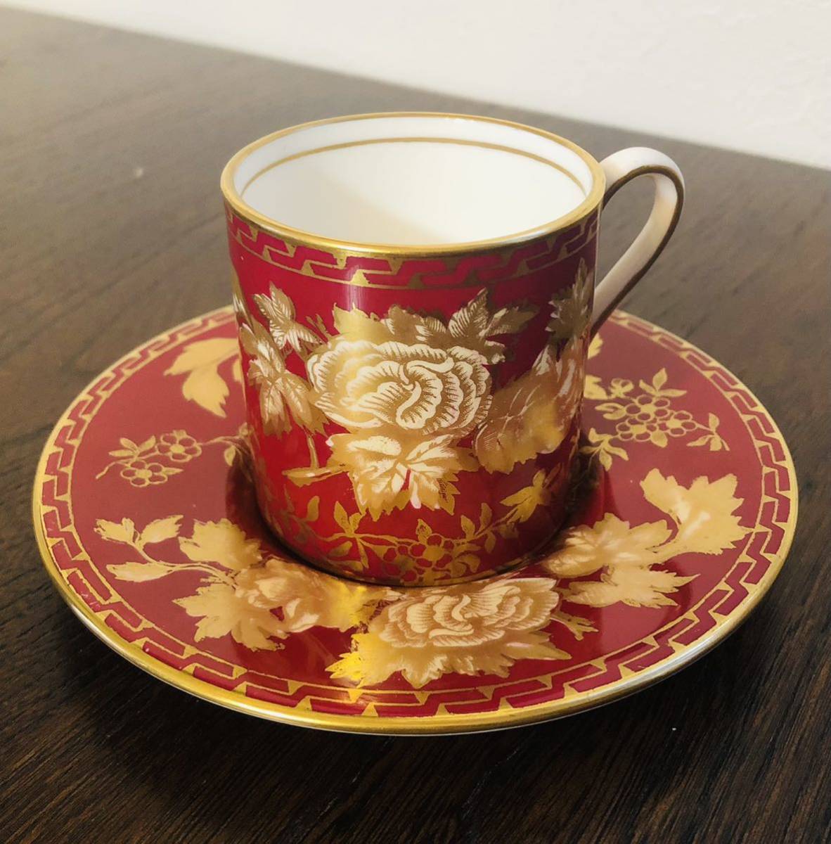 ウェッジウッド トンキン ルビー カップ&ソーサー WEDGWOOD