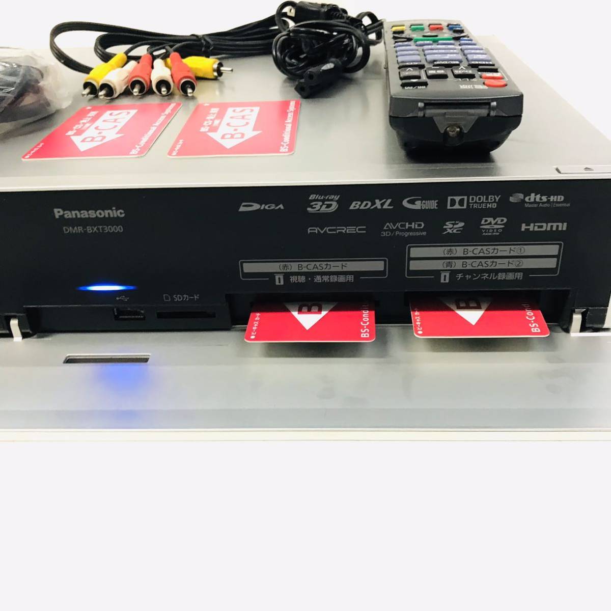 Panasonic DIGA DMR-BXT3000 通常録画1TB 各種ケーブル・動作品