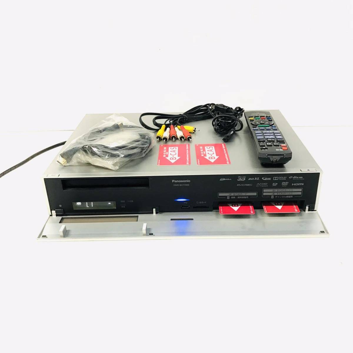 Panasonic DIGA DMR-BXT3000 通常録画1TB 各種ケーブル・動作品