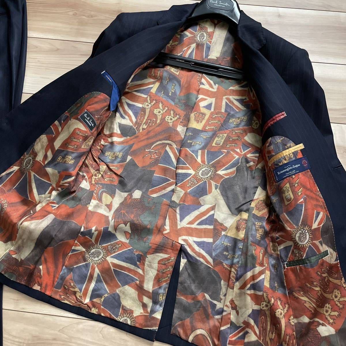 Paul Smith London ポールスミス × ゼニア 裏地総柄 オルタネイト