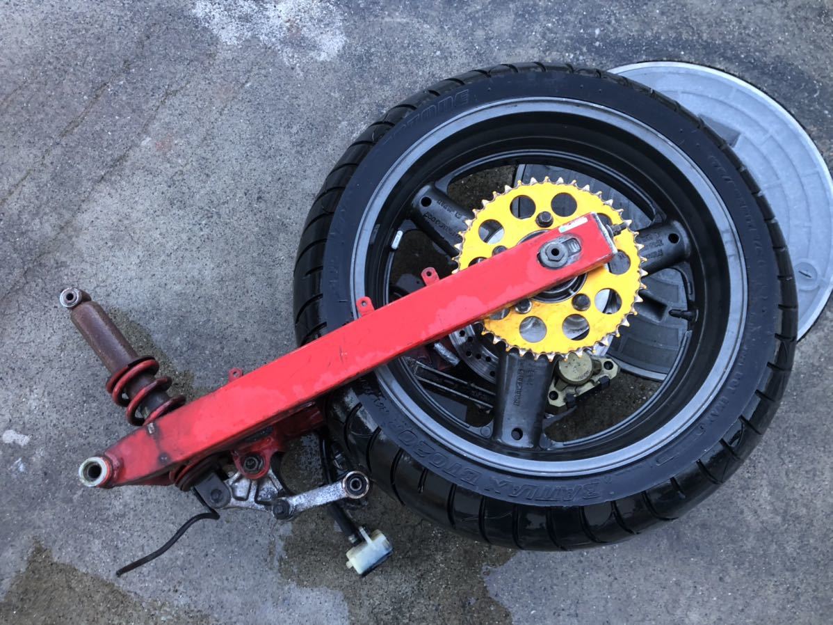 FTR250 MD17 ワイド化 リア足回りセット イナズマ400 GK7BA BOE パーツ