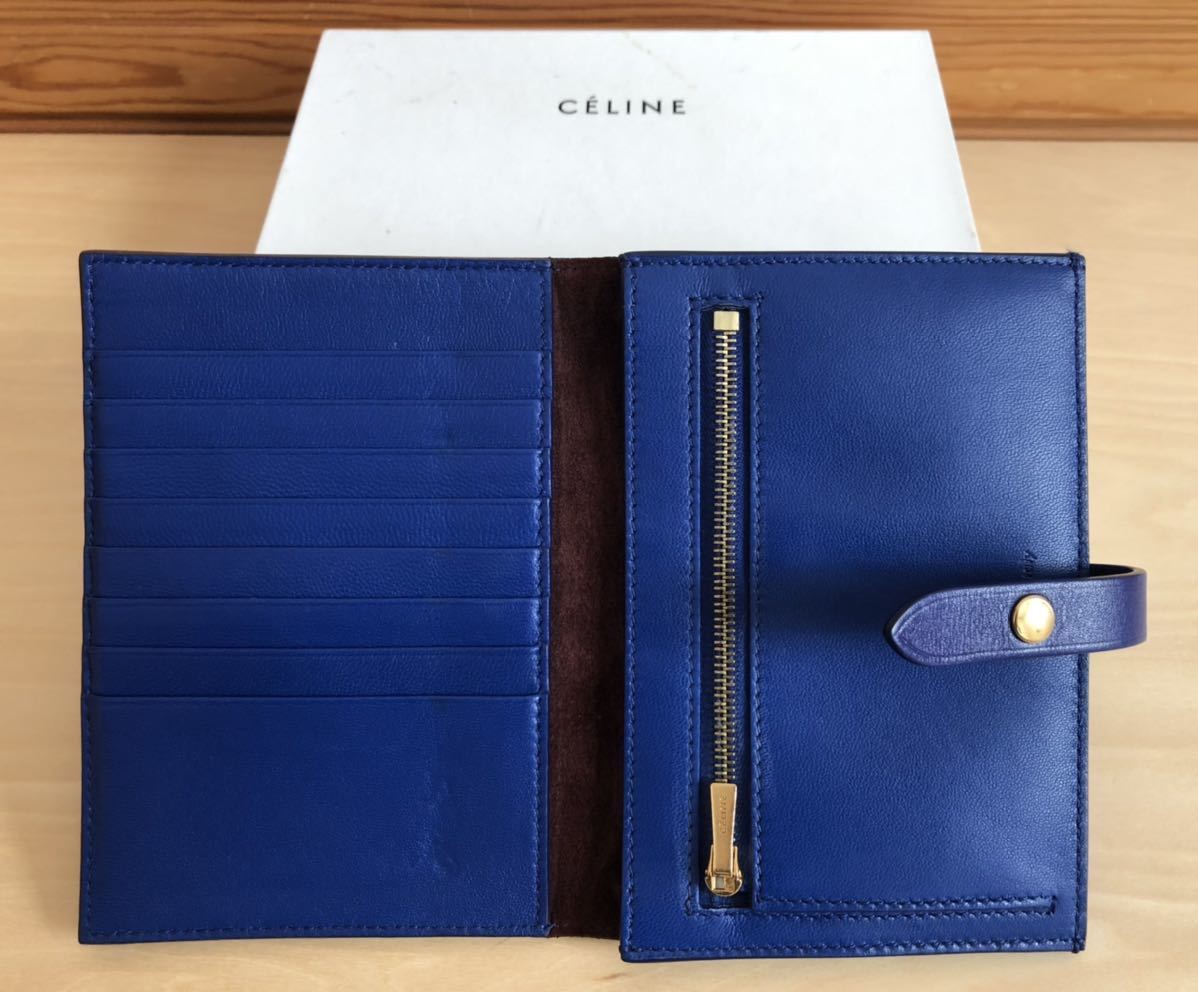 超 セリーヌ Celine 二つ折り 財布 長財布 小銭入れ レディース メンズ ブランド イタリア 女性用財布 売買されたオークション情報 Yahooの商品情報をアーカイブ公開 オークファン Aucfan Com